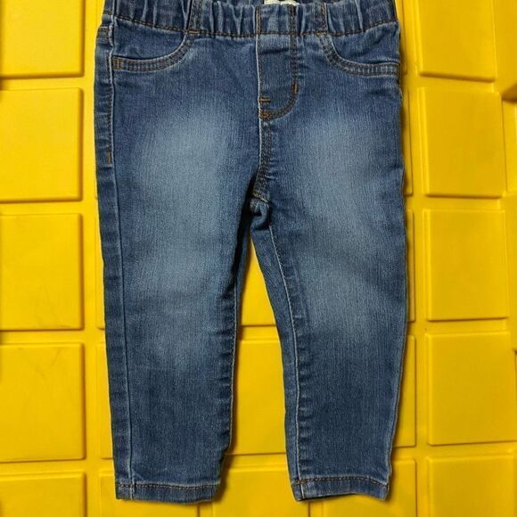 OshKosh Bgosh 12 Month Baby Girl Jeggings - Picture 1 of 3